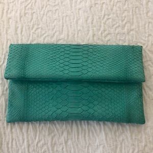 Turquoise clutch